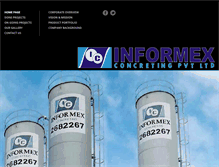 Tablet Screenshot of informexconcreting.com